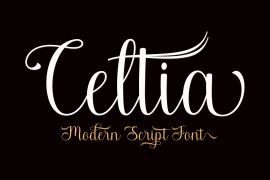 Celtia Script Regular