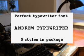 Andrew Typewriter Regular