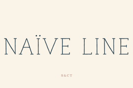 Naive Line Extra Black