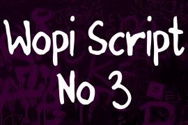 Wopi Script No 3 Regular