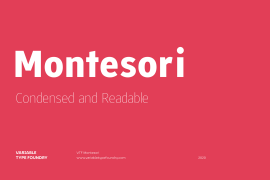 Montesori Alt Ultra Bold Italic