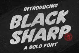 Black Sharp Regular