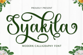 Syakila Script Regular