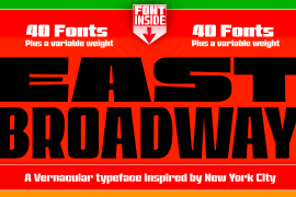 EastBroadway Expanded Bold