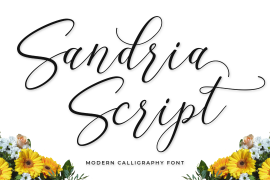 Sandria Script Regular