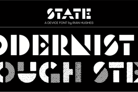 State Rough Stencil