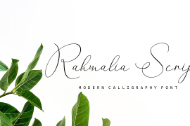 Rahmalia Script Regular