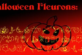 Halloween Fleurons