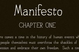 Personal Manifesto Bold Oblique