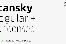 Scansky Condensed Bold