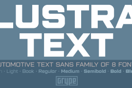 Lustra Text Bold