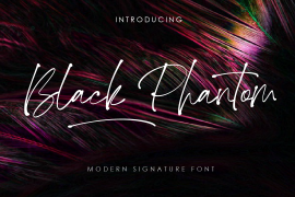 Black Phantom Italic