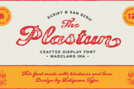 Plastun Script Textured
