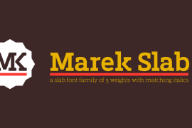 Marek Slab Black Italic