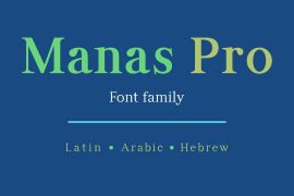 Manas Pro Extra Bold