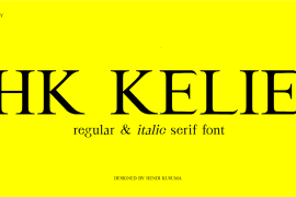 HK Kelie Italic