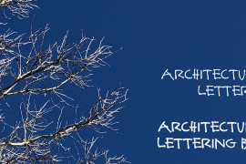 Architectural Lettering Bold