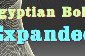 Eyptian Bold Expanded Bold