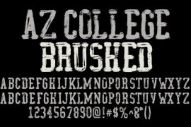 AZ College Brushed