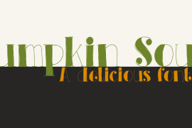 Pumpkin Soup Italic