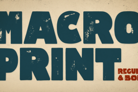 Macro Print Bold