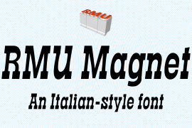 RMU Magnet Italic