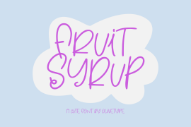 Fruit Syrup Regular
