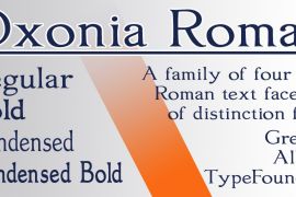 Oxonia Roman Condensed