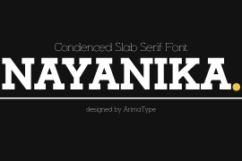Nayanika Slab Bold Italic