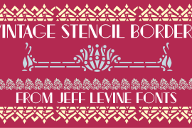 Vintage Stencil Borders JNL