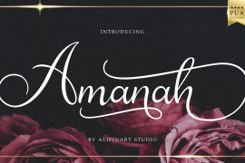 Amanah Script Regular