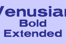 Venusian Bold Extended