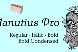 Manutius Pro Bold Condensed