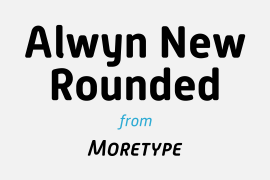 Alwyn New Rounded Bold Italic