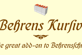 Behrens Kursiv Italic