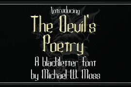 The Devils Poetry Vintage
