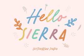 Hello Sierra Sans Script