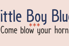 Little Boy Blue Italic
