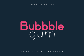Bubbble Gum Italic