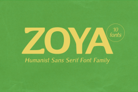 Zoya Bold Outline Italic