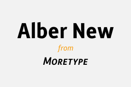 Alber New Bold