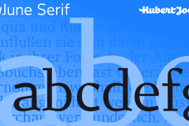 New June Serif UltraBold Italic