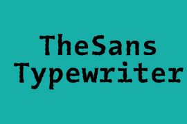 TheSans Typewriter Bold