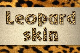 Leopard Skin Umkhonto