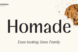 Homade Variable Font Upright