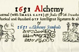 1651 Alchemy Symbols