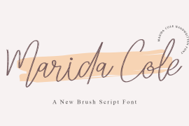 Marida Cole Script