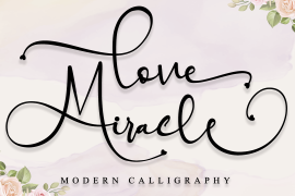 Love Miracle Italic
