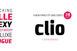 Clio Condensed UltraBlack Oblique
