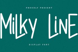 Milky Line Italic